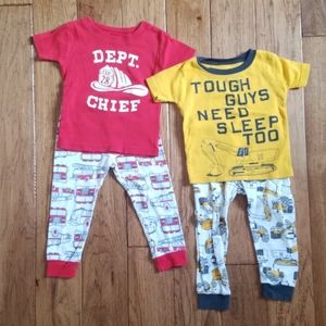 Bundle of 2 Carter's Pajamas Sets